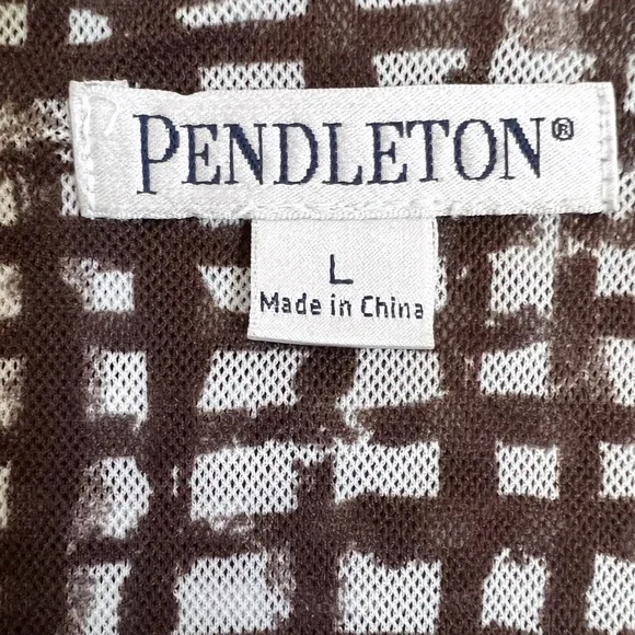 PENDLETON Turquoise and Silver
Embellishments V-neck Top - Picture 9 of 10